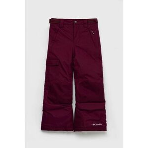 Detské lyžiarske nohavice Columbia fialová farba, vyobraziť