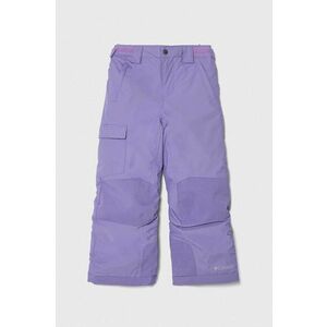 Detské lyžiarske nohavice Columbia fialová farba vyobraziť