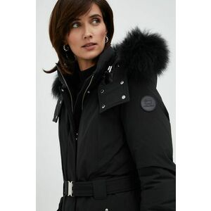 Páperová bunda Woolrich CFWWOU0716FRUT3128-100, dámska, čierna farba, zimná, vyobraziť