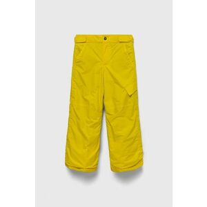 Detské nohavice Columbia žltá farba, vyobraziť