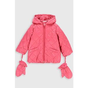 Detská bunda Coccodrillo ružová farba vyobraziť