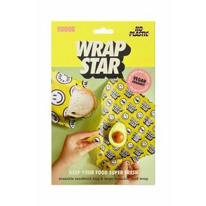 Luckies of London opakovane použiteľné sendvičové vrecko a obal Wrap Star vyobraziť