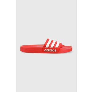 Šľapky adidas červená farba vyobraziť