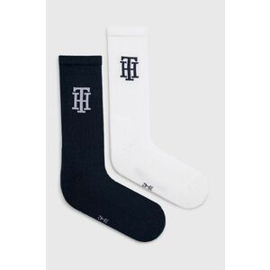 Ponožky Tommy Hilfiger pánske, biela farba vyobraziť