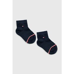 Detské ponožky Tommy Hilfiger tmavomodrá farba vyobraziť