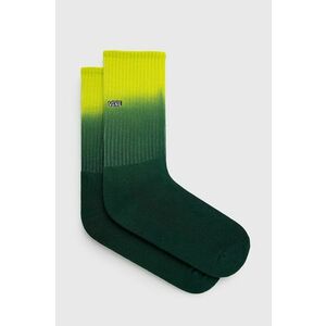 Detské ponožky Vans zelená farba vyobraziť
