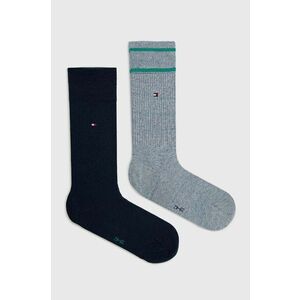 Ponožky Tommy Hilfiger pánske, zelená farba vyobraziť