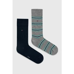 Ponožky Tommy Hilfiger pánske, šedá farba vyobraziť