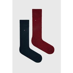 Ponožky Tommy Hilfiger pánske, červená farba vyobraziť