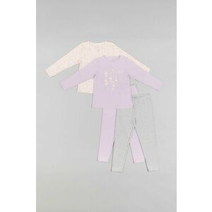 Detské pyžamo zippy fialová farba, s potlačou vyobraziť