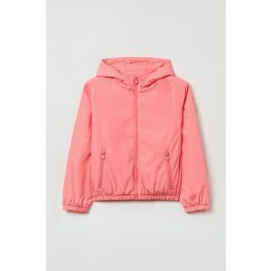 Detská bunda OVS ružová farba, vyobraziť