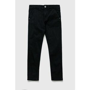 Detské nohavice Pepe Jeans tmavomodrá farba, jednofarebné vyobraziť