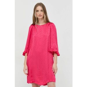 Šaty MAX&Co. ružová farba, mini, rovný strih vyobraziť