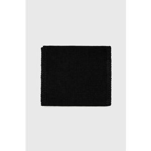 Šál komín Answear Lab dámsky, čierna farba, jednofarebný vyobraziť