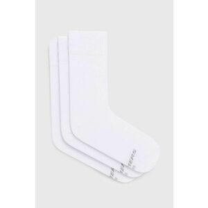 Ponožky Skechers (3-pak) dámske, biela farba vyobraziť
