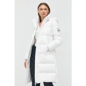 Páperová bunda Armani Exchange dámska, biela farba, zimná, vyobraziť