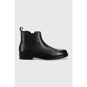 Kožené topánky chelsea Calvin Klein Chelsea Boot pánske, čierna farba vyobraziť