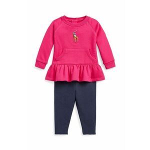 Detská súprava Polo Ralph Lauren ružová farba vyobraziť