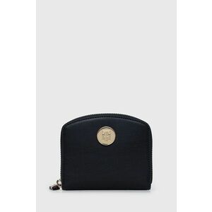 Peňaženka + kľúčenka Tommy Hilfiger dámsky, tmavomodrá farba vyobraziť