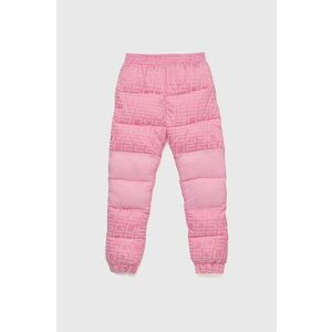 Detské nohavice Guess ružová farba, vzorované vyobraziť