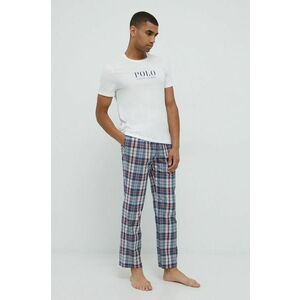 Bavlnené pyžamo Polo Ralph Lauren s potlačou vyobraziť