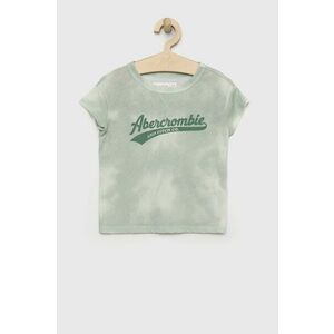 Detské tričko Abercrombie & Fitch zelená farba, vyobraziť