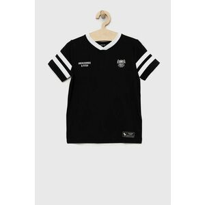 Detské tričko Abercrombie & Fitch čierna farba, s potlačou vyobraziť