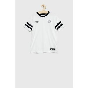 Detské tričko Abercrombie & Fitch biela farba, s potlačou vyobraziť