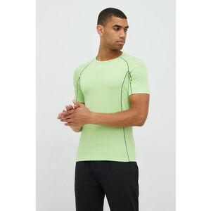 Bežecké tričko 4F zelená farba, s potlačou vyobraziť