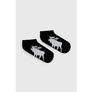 Detské ponožky Abercrombie & Fitch (5-pak) čierna farba vyobraziť