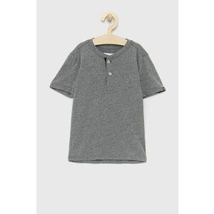 Detské tričko Abercrombie & Fitch šedá farba, jednofarebný vyobraziť