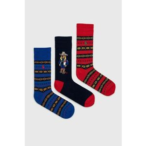 Ponožky Polo Ralph Lauren (3-pak) pánske, vyobraziť