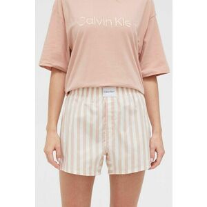 Pyžamové šortky Calvin Klein Underwear dámske, ružová farba vyobraziť