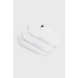 Ponožky Converse (3-pak) dámske, biela farba vyobraziť