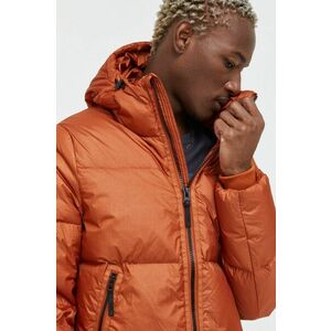 Páperová bunda s.Oliver pánska, oranžová farba, zimná, vyobraziť