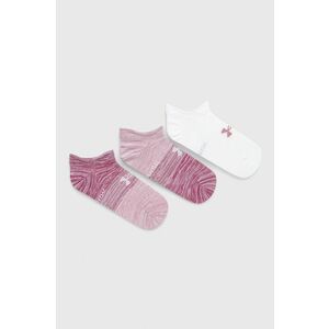 Ponožky Under Armour ružová farba vyobraziť