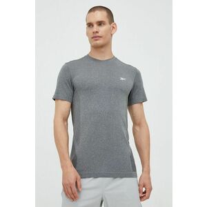 Tréningové tričko Reebok United By Fitness Myoknit , šedá farba, melanžové vyobraziť
