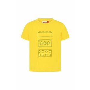 Detské tričko s dlhým rukávom Lego Wear žltá farba, s potlačou vyobraziť