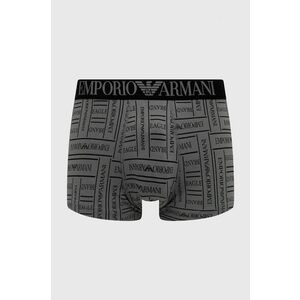 Boxerky Emporio Armani Underwear pánske, šedá farba vyobraziť