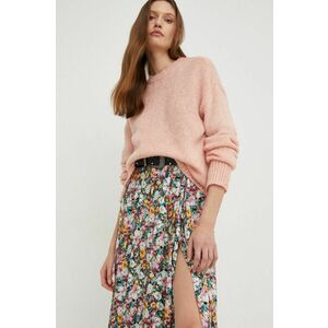 Vlnený sveter Answear Lab dámsky, ružová farba, teplý, vyobraziť