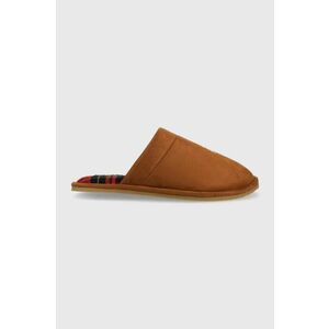Papuče Polo Ralph Lauren Klarence hnedá farba, RF103841 vyobraziť