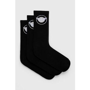 Ponožky Emporio Armani Underwear (3-pak) pánske, čierna farba vyobraziť