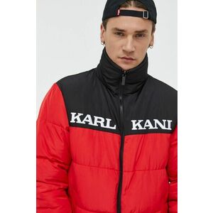 Obojstranná bunda Karl Kani 6076823-BLACK, pánska, čierna farba, zimná, vyobraziť