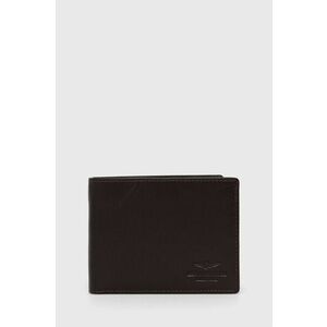 Kožená peňaženka Aeronautica Militare pánsky, hnedá farba vyobraziť