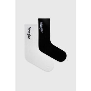 Ponožky Wrangler (2-pak) pánske, čierna farba vyobraziť