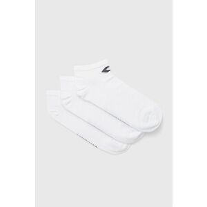 Ponožky Converse (3-pak) pánske, biela farba vyobraziť