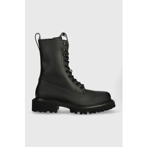 Členkové topánky Rains Palladium x Rains 22600.01-01.Black, Show Combat Boot pánske, čierna farba vyobraziť