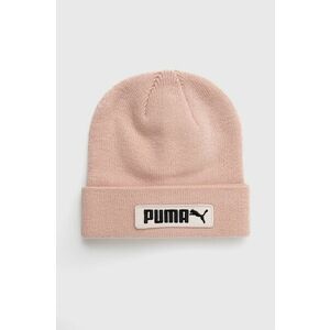 Detská čiapka Puma ružová farba biela, vyobraziť