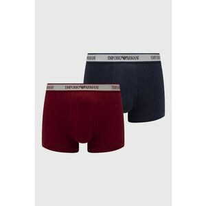 Boxerky Emporio Armani Underwear (2-pak) pánske, tmavomodrá farba vyobraziť