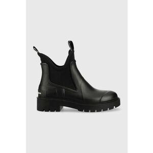 Gumáky Calvin Klein Jeans Yw0yw01034 Bds Chelsea Rain Boots dámske, čierna farba vyobraziť